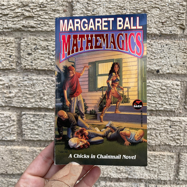 Mathemagics - Margaret Ball - 1996 Baen Books Paperback - Larry Elmore Cover