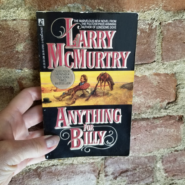 Anything for Billy - Larry McMurtry (1989 Pocket Books paperback)