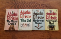 Agatha Christie Miss Marple Mystery Book Bundle of 4 ( 1952-67 Pocket Paperbacks)