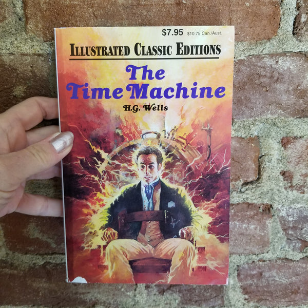The Time Machine - H.G. Wells (1983 Baronet Books Illustrated Classic Editions vintage paperback)