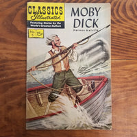 Classics Illustrated Moby Dick #5 - Herman Melville (June 1964 Gilberton Company vintage comic)