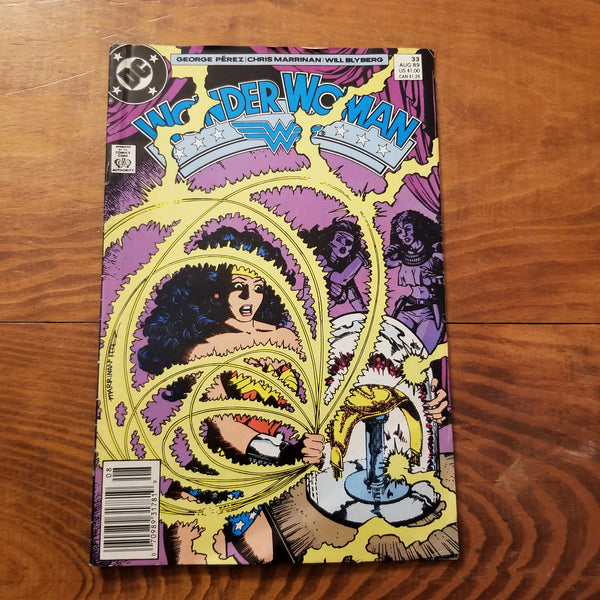 Wonder Woman #33 (August 1989 DC Comics vintage comic book)