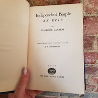 Independent People -  Halldór Laxness, James Anderson Thompson (Translator) (1946 Alfred Knopf vintage hardback)