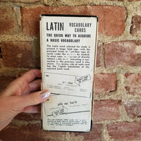 Latin Vocabulary Flash Cards 1,000 set - Vis-Ed (The Visual Education Association Vintage Pre-owned flash cards)