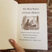 The Short Stories of Charles Dickens - Charles Dickens(1971 Limited Editions Club vintage hardback)