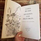 Delights and Prejudices - James Beard 1981 First Athenuem Edition vintage paperback
