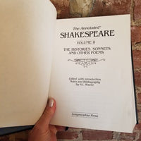 The Annotated Shakespeare Volume II: The Histories, Sonnets And Other Poems - William Shakespeare 1978 Longmeadow Press leather hardback