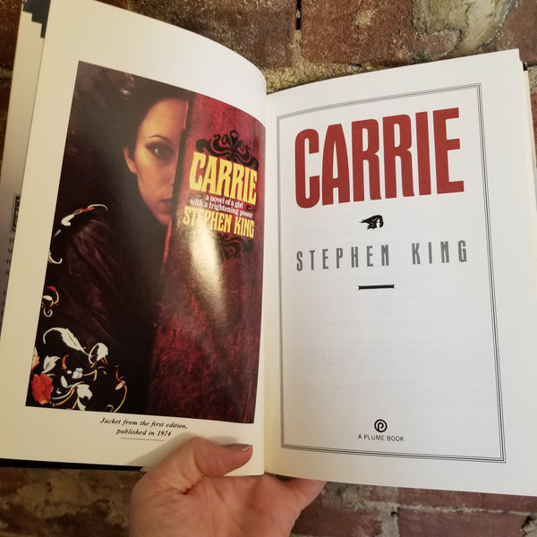 Carrie by Stephen King 1991 Softcover Book 1st Print Plume Collectors  Edition Horror Classic -  Sweden