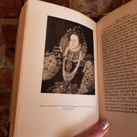 Queen Elizabeth - Katharine Anthony - 1929 The Literary Guild Illustrated vintage hardback