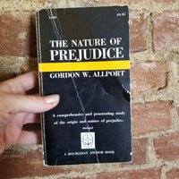 The Nature of Prejudice - Gordon W. Allport 1958 Anchor vintage paperback