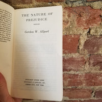 The Nature of Prejudice - Gordon W. Allport 1958 Anchor vintage paperback