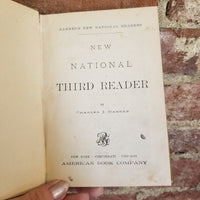 National Reader Number 3- Charles Barnes 1884 American Book Company vintage hardback