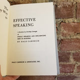 The Quick and Easy Way to Effective Speaking - Dale Carnegie 1992 Dale Carnegie & Assoc.  hardback