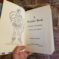Edward Lear's Nonsense Book and A Wonder Book - Nathaniel Hawthhorne -1967 Grosset & Dunlap Companion Library vintage hardback