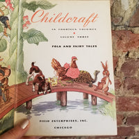 Childcraft Folk and Fairy Tales Vol 3 - Field Enterprises 1949 vintage hardback