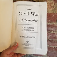 The Civil War, Vol. 1: Fort Sumter to Perryville (The Civil War #1) - Shelby Foote 1986 1st Vintage Books edition paperback