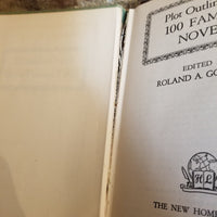 Plot Outline of 100 Famous Novels - Roland A. Goodman 1942 New Home Library vintage hardback