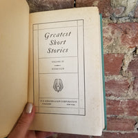 Greatest Short Stories Vol III, IV only -1940 PF Collier vintage hardbacks