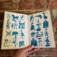 The Wizard of Oz Junior Deluxe Edition - L. Frank Baum -1956 Nelson Doubleday vintage illustrated hardback