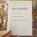 Davy Crockett Junior Deluxe Edition - Constance Rourke -1956 Harcourt, Brace and Co vintage illustrated hardback