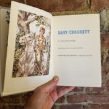 Davy Crockett Junior Deluxe Edition - Constance Rourke -1956 Harcourt, Brace and Co vintage illustrated hardback