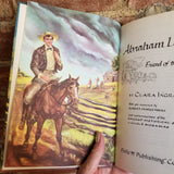 Abraham Lincoln: Friend of the People - Clara Ingram Judson -1950 Follett Publishing Co vintage hardback