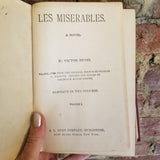 Les Miserables Volume 1- Victor Hugo - A. L. Burt Company hardback