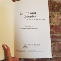 Lands and Peoples: The World in Color - Vol 4: Southern Asia and the Far East- 1963 Grolier vintage hardback