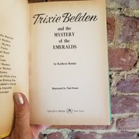 Trixie Belden and the Mystery of the Emeralds - Kathryn Kenny 1965 Golden Press vintage hardback