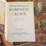 Robinson Crusoe - Daniel Defoe 1955 Rand McNally Windmere Reader's School edition vintage hardback