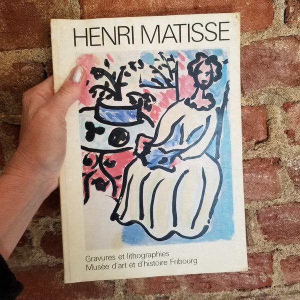 Henri Matisse 1869-1954: Gravures et lithographies- Yvonne Lehnherr - 1982 vintage exhibit catalog softcover