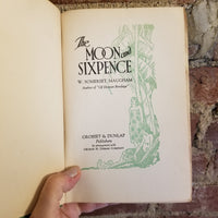 The Moon and Sixpence - W. Somerset Maugham -1919 Grosset & Dunlap vintage hardback