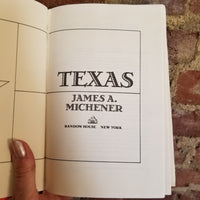 Texas - James A. Michener 1985 Random House Book Club Edition vintage hardback