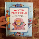 Wanted: Best Friend - A.M. Monson 1998 Dial Books vintage hardback