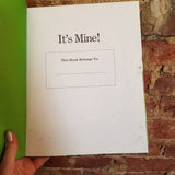 It's Mine! - Leo Lionni  1986 Alfred Knopf vintage hardback