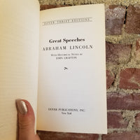 Abraham Lincoln: Great Speeches - Abraham Lincoln 1991 Dover Thrift Editions paperback