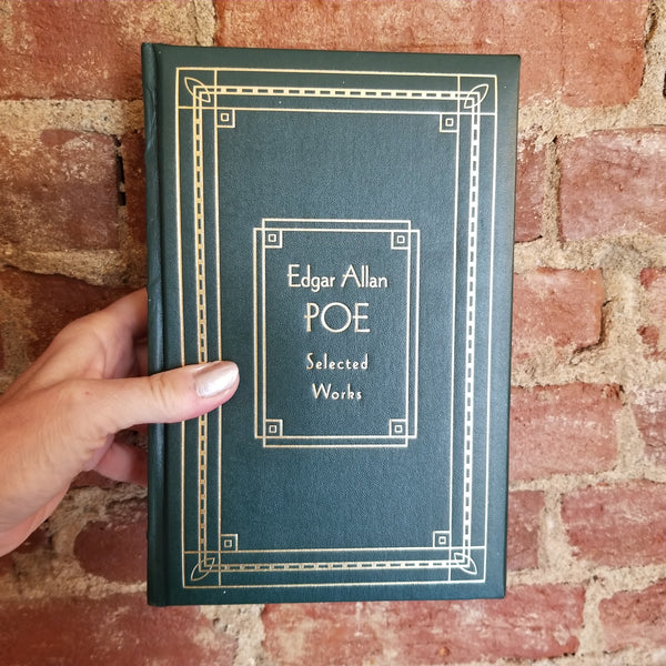 Edgar Allan Poe: Selected Works 1985 Random House Leather Bound vintage hardcover