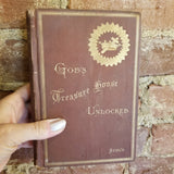 God's Treasure House Unlocked - Charles G. Schuh  1887 Cranston & Stowe vintage hardback