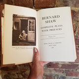 Bernard Shaw Complete Plays with Prefaces Volume 6 only-1963 Dodd, Mead & Co vintage hardcover