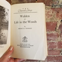 Walden or Life in the Woods - Henry David Thoreau 1906 Riverside Library edition Houghton Mifflin Co vintage hardback