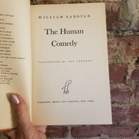 The Human Comedy - William Saroyan 1943 Harcourt, Brace & Co Book of the Month Club vintage hardback