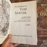 The Adventures of Tom Sawyer- The Children's Classics - Mark Twain 1961 Holt, Rinehart & Winston  vintage Illustrated Hardback Classic)