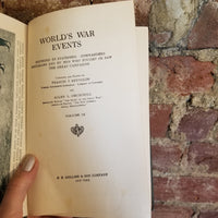 World's War Events, Volume III - Allen Leon Churchill  1919 P.F. Collier vintage hardback