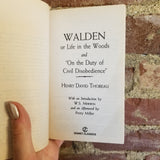 Walden & Civil Disobedience - Henry David Thoreau, W.S. Merwin 1999 Signet Classics 150th Anniversary edition