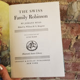 The Swiss Family Robinson - Johann David Wyss- 1949 Grosset & Dunlap Illustrated Junior Library Hardcover