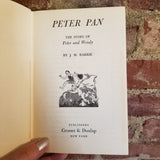 Peter Pan - J.M. Barrie 1911 Grosset & Dunlap Companion Library vintage hardback