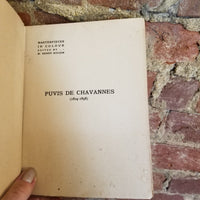 Puvis de Chavannes: Masterpieces in Colour - François Crastre 1912 Frederick A. Stokes Company vintage hardback