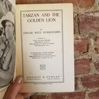 Tarzan and the Golden Lion - Edgar Rice Burroughs 1924 Grosset & Dunlap Photoplay edition vintage hardback