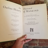 An Illustrated Outline History Of Mankind, Volume II - Fay-Cooper Cole -1951 Consolidated Book Publishers vintage hardback