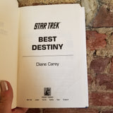 Best Destiny (Star Trek)- Diane Carey 1992 Pocket Books hardback